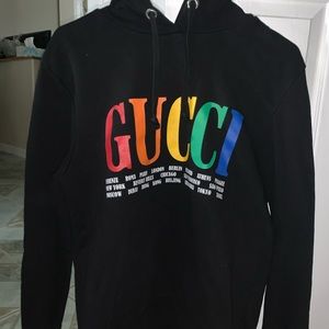 Gucci Rainbow Logo Hoodie